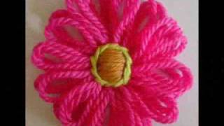 Flower Loom Techniques and Projects on Knittingandcom  A Slideshow [upl. by Haerle708]