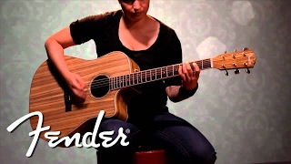 Fender CD220CE All Zebrano Demo  Fender [upl. by Evie970]