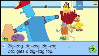 Starfall Learn to Read Long vowel a Zig zag Book [upl. by Hueston]