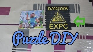 Puzzle con palitos de helado Puzle DIY  Manualidades Fáciles [upl. by Mcclain760]