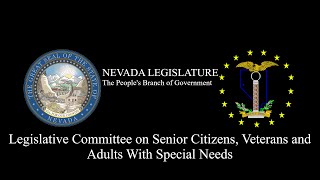 8262024  Legislative Committee on Senior Citizens Veterans and Adults With Special Needs [upl. by Ydaj]