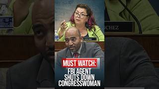 MUST WATCH FBI Agent Shuts Down Congresswoman in Hearing shorts fbi news [upl. by Tarrance]