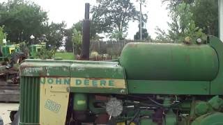 John Deere 520 Lp gas Two Cylinder Running idle [upl. by Schroer]