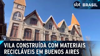 Campanópolis conheça a vila construída a partir de materiais recicláveis  SBT Brasil 170524 [upl. by Eyk]