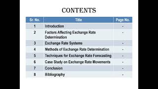 quotExchange Rate DeterminationMethods and Techniquesquot Project of Economics ClassXII AHSECCBSE202425 [upl. by Narret]