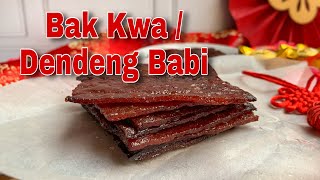 RUPANYA BEGINI CARA BIKIN BAK KWA  DENDENG BABI [upl. by Dadelos]