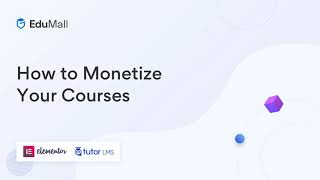 EduMall  How to Monetize Your Course [upl. by Salas]