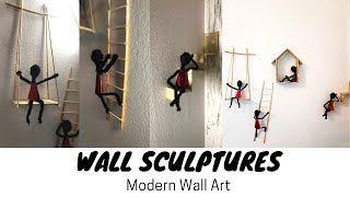 Modern wall Art wall sculptures Home decor New ways to decorate your Home wall decorations [upl. by Raybourne824]