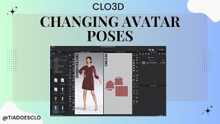 How to Change Avatar Pose in CLO3D [upl. by Aipotu255]