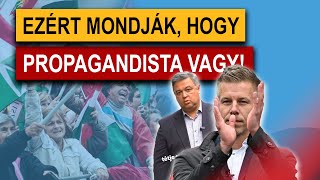 PROPAGANDISTA vagy ÚJSÁGÍRÓ 😵‍💫Lapáttal verné arcon🥴 a kormánypárti sajtómunkás Magyar Pétert [upl. by Yllime]