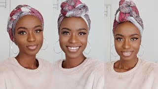 6 SIMPLE QUICK amp EASY WAYS TO STYLE 1 HEADWRAPTURBANHEADSCARF [upl. by Ogaitnas130]