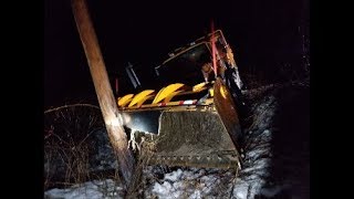 Lineman and Power outages  Snowplow crash [upl. by Harrie]