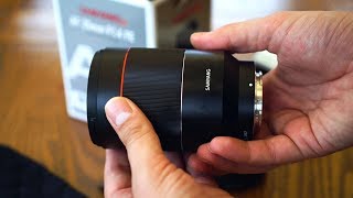 Samyang 35mm f14 mk II Real World Review for Photo  Video [upl. by Arreik]