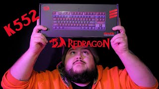 Redragon K552 Mechanical Gaming Keyboard 87 Key Rainbow LED Budget Keyboard Review [upl. by Luing]