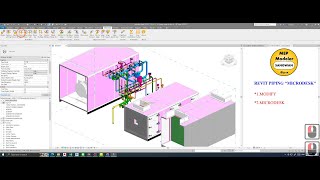 REVIT MEP PIPING CONNECTION MICRODESK [upl. by Guss557]