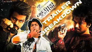 The Greatest Of All Time Trailer Breakdown by Vj Abishek  Thalapathy Vijay  Venkat Prabhu  Yuvan [upl. by Chretien522]