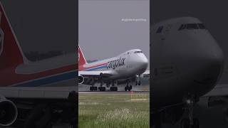 Cargolux CV7337  B747400 LXSCV  Dubai DWC  Jakarta CGK [upl. by Anauqcaj]