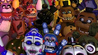 THE ANIMATRONICS REACT TO FNAF Anniversary Images 2  ITS FNAFS THIRD BIRTHDAY [upl. by Darby]