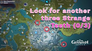 Look for another three Strange Teeth 03  Dragonspine  Genshin Impact [upl. by Fields]