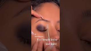 Eye brush kaise use kare jisse eye shape aacha dikhe subscribe eyemakeup eyemakeuptutorial [upl. by Lednahs]