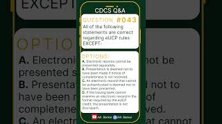 CDCS SAMPLE QUESTION 043 Mr Banker eUCP MrBankerBD [upl. by Ollehcram]