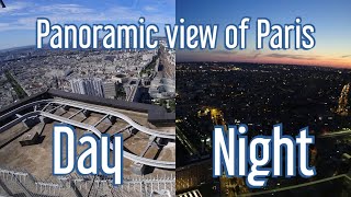 Panoramic view of Paris Montparnasse tower [upl. by Enetsirhc]