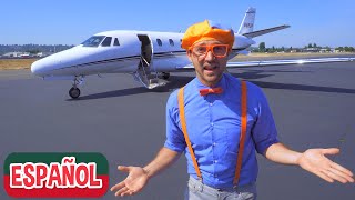 Blippi explora un avión privado  Nuevo Video  Videos Educativos para Niños [upl. by Nauquf755]