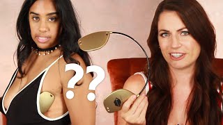 We Tried The Weirdest Bra On The Internet [upl. by Dowzall942]