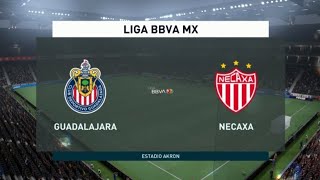 Chivas vs Necaxa  Liga MX J13  Simulación FIFA [upl. by Neely]