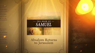 2 Samuel 14 Absalom Returns to Jerusalem  Bible Stories [upl. by Alessig]