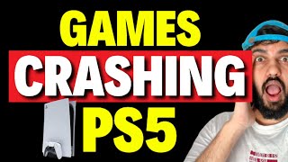 How to Fix Games Crashing on PS5 [upl. by Kikelia31]