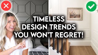 8 INTERIOR DESIGN TRENDS YOU WON’T REGRET IN 5 YEARS [upl. by Hairym]