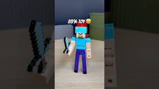 Wait for the 100🤯Details on profile🔗actionfigures lego minecraftshorts dummy toys minecraft [upl. by Brandea]