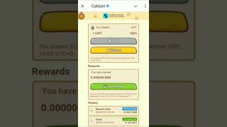 Catizen Airdrop How to Unstake Withdraw and Claim Reward [upl. by Packton533]