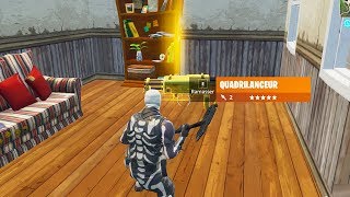 ON TEST LE NOUVEAU LANCE ROQUETTE QUADRILANCEUR sur FORTNITE BATTLE ROYALE [upl. by Yragerg]