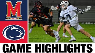 4 Penn State vs 12 Maryland Lacrosse Highlights  2024 College Lacrosse  NCAA Lacrosse [upl. by Lanie]