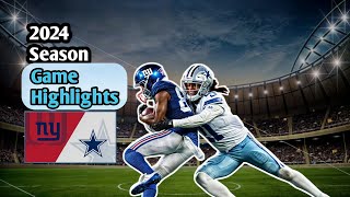 New York Giants vs Dallas Cowboys Thursday Night Football Highlights amp Analysis NFC East Showdown [upl. by Okiek]