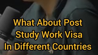 Best PostStudy Work Visa Options for 2024 internationalstudents studyvisa [upl. by Savannah]