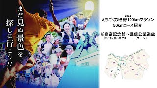 えちごくびき野100ｋｍマラソン 50ｋｍコース 前島密記念館～謙信公武道館 ゴール [upl. by Pohsib190]