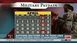 CNN Military pay if shutdown happens [upl. by Atikin]