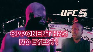 DISTURBING UFC 5 Middleweight fight where one has NO EYES [upl. by Florri]