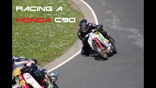 Racing a Honda c90 [upl. by Ankney]