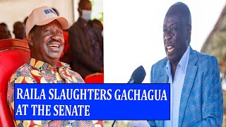 Why Raila Odinga and ODM Crucified DP Gachagua at the Senate in the his impeachment [upl. by Ahsrop]