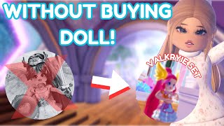 How To Get The NEW VALKYRIE Set WITHOUT The Doll  Roblox Royale High [upl. by Emile]