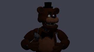 New Freddy animation BLENDER [upl. by Tarttan784]