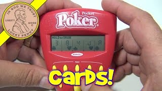 Pocket Poker Electronic Handheld Game 2002 Radica Games [upl. by Anah]