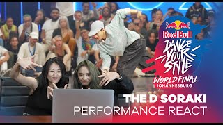 CHOREOGRAPHER amp PROFESSIONAL DANCER REACTS TO THE D SORAKI at Red Bull Dance Your Style [upl. by Colon257]