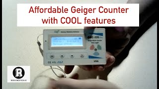 GQ GMC320 GeigerMuller counter  a neat radiation detector for your resilience toolkit [upl. by Wiskind962]