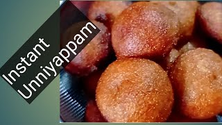 Easy Instant Unniyappam Wheat flour Unniyappam recipe malayalam homemade Unniyappam [upl. by Braden]