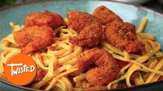 Crispy Cajun Shrimp Pasta Recipe  Twisted [upl. by Campbell]